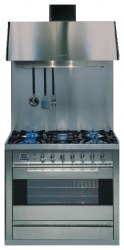 ILVE P-90BL-MP Stainless-Steel