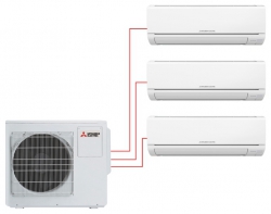 Mitsubishi Electric MSZ-HJ25VA-ER1×3 / MXZ-3HJ50VA-ER1
