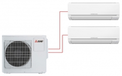 Mitsubishi Electric MSZ-HJ35VA-ER1 + MSZ-HJ50VA-ER1 / MXZ-3HJ50VA-ER1