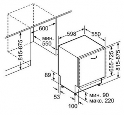 Посудомоечная машина Bosch Serie 4 SMV 46MX00 R