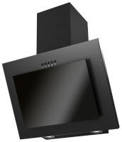 Каминная вытяжка Kronasteel SARA PB 600 black/black glass